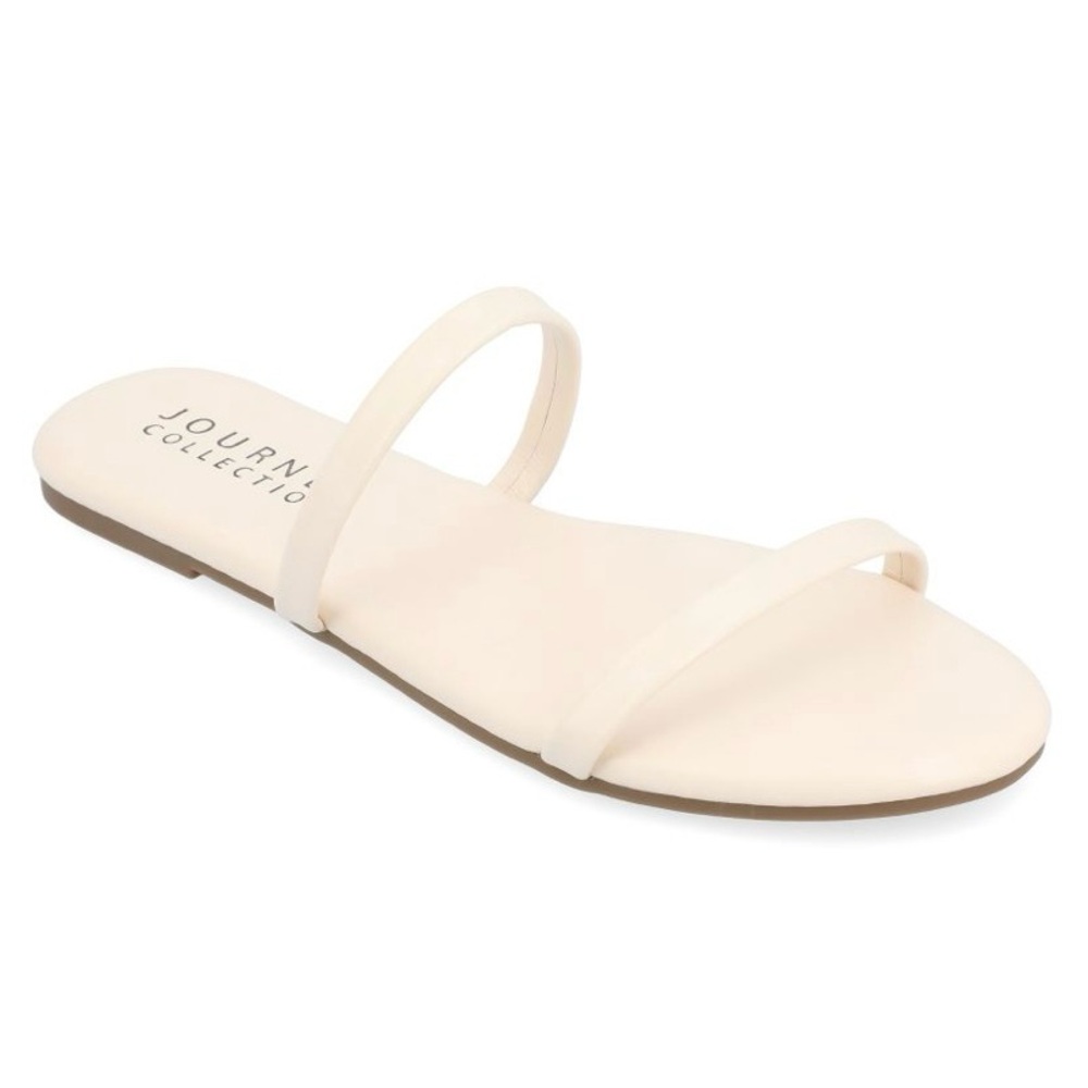 New ~ Journee Collection Women’s Adyrae Tru Comfort Foam Slide Flat Sandals